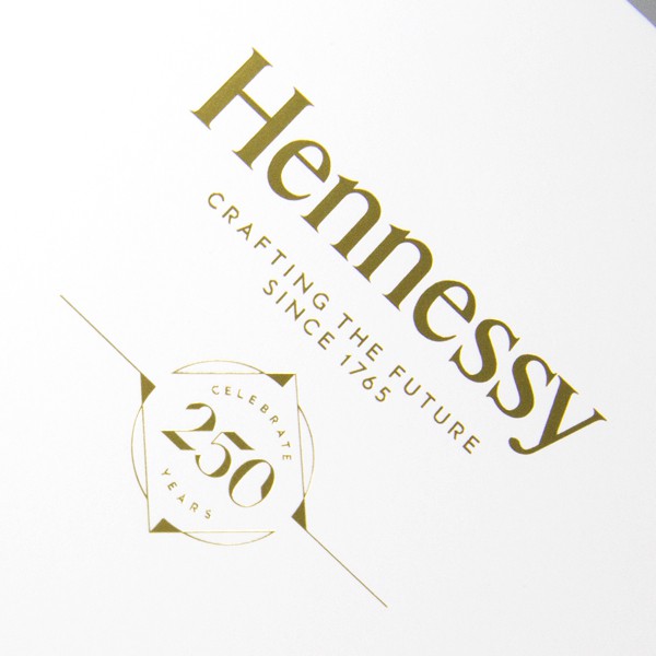 可捷 專業印刷 作品 - Hennessy 軒尼詩 250週年慶祝餐會邀請函 | 可捷印刷