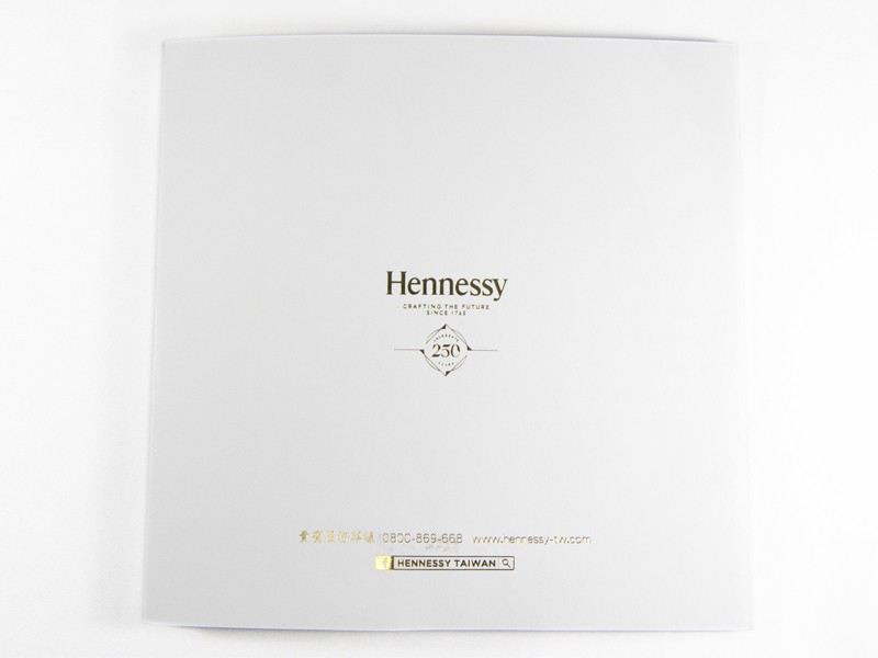 可捷 專業印刷 作品 - Hennessy 軒尼詩 250週年慶祝餐會邀請函-05 | 可捷印刷