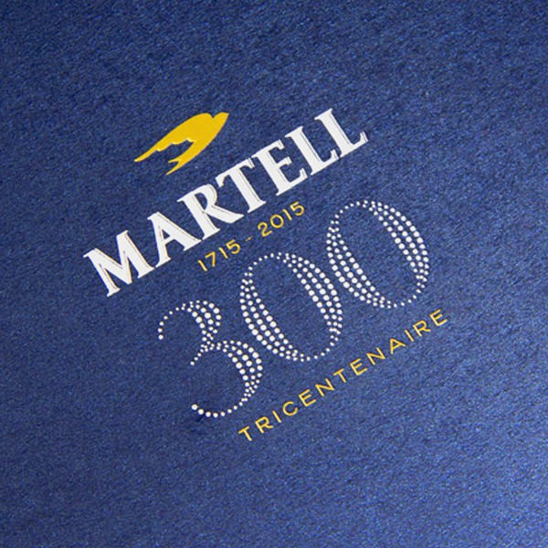可捷 平面設計 作品 - MARTELL 馬爹利 300週年慶祝餐會邀請函 | 可捷印刷